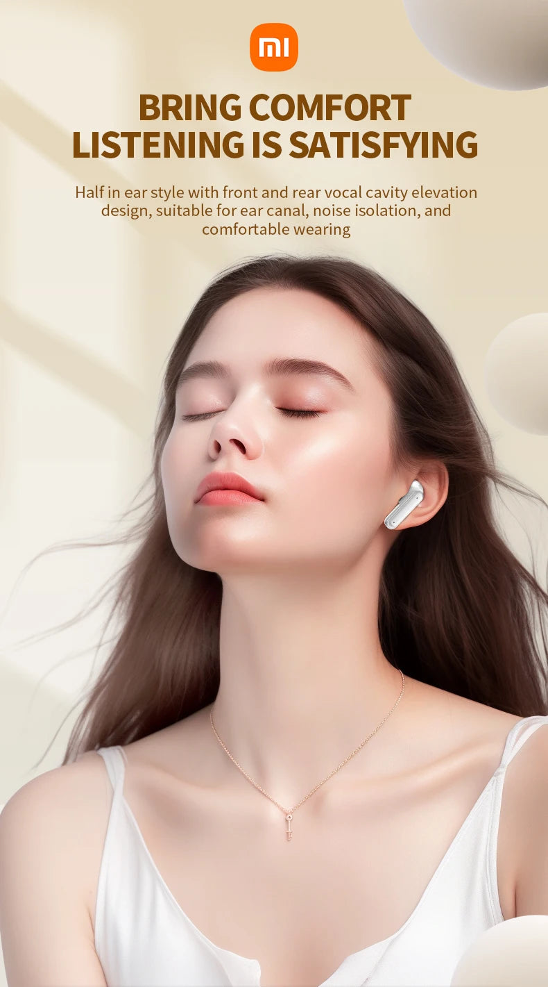 XIAOMI New Full In Touch Screen Headphone ANC E18 Pro Bluetooth5.4 Noise Cancelling Earphone Wireless InEar ENC Earbuds With Mic