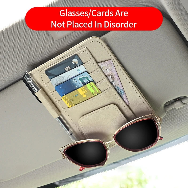 Car Sun Visor Organizer Multi-pocket Interior Accessories For Car Stuff Bmw X3 G01 Internal Spare Parts Cup Holder Car G80