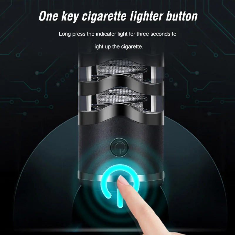 2022 New Rechargeable Environment-friendly Cigarette Sleeve Does Not Drop Ash with USB Rechargeable Lighter for Men and Women